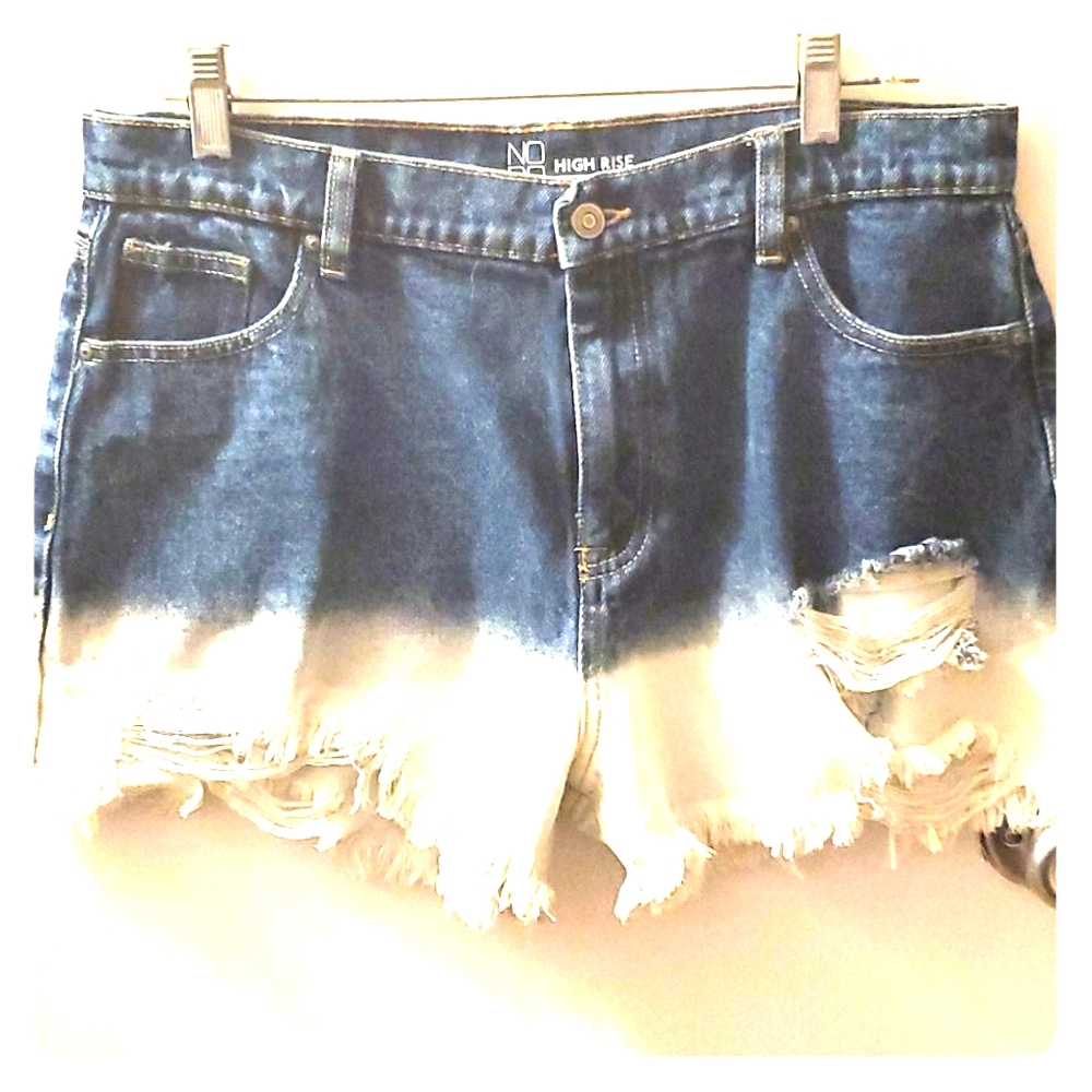 High rise denim